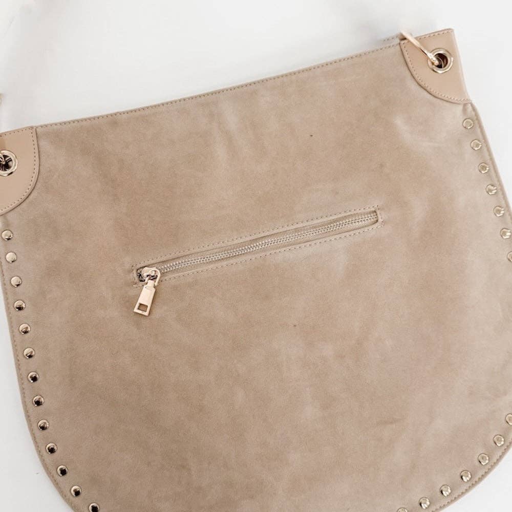 Rosalie Rivet Hobo Bag
