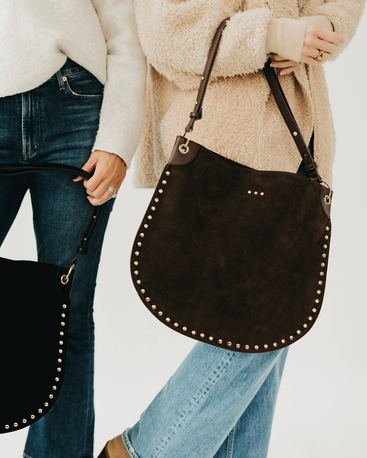 Rosalie Rivet Hobo Bag