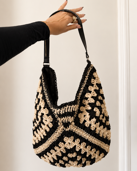 Marena Crochet Hobo Bag