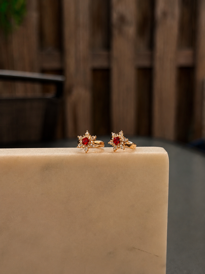 Ruby Soleil Earrings