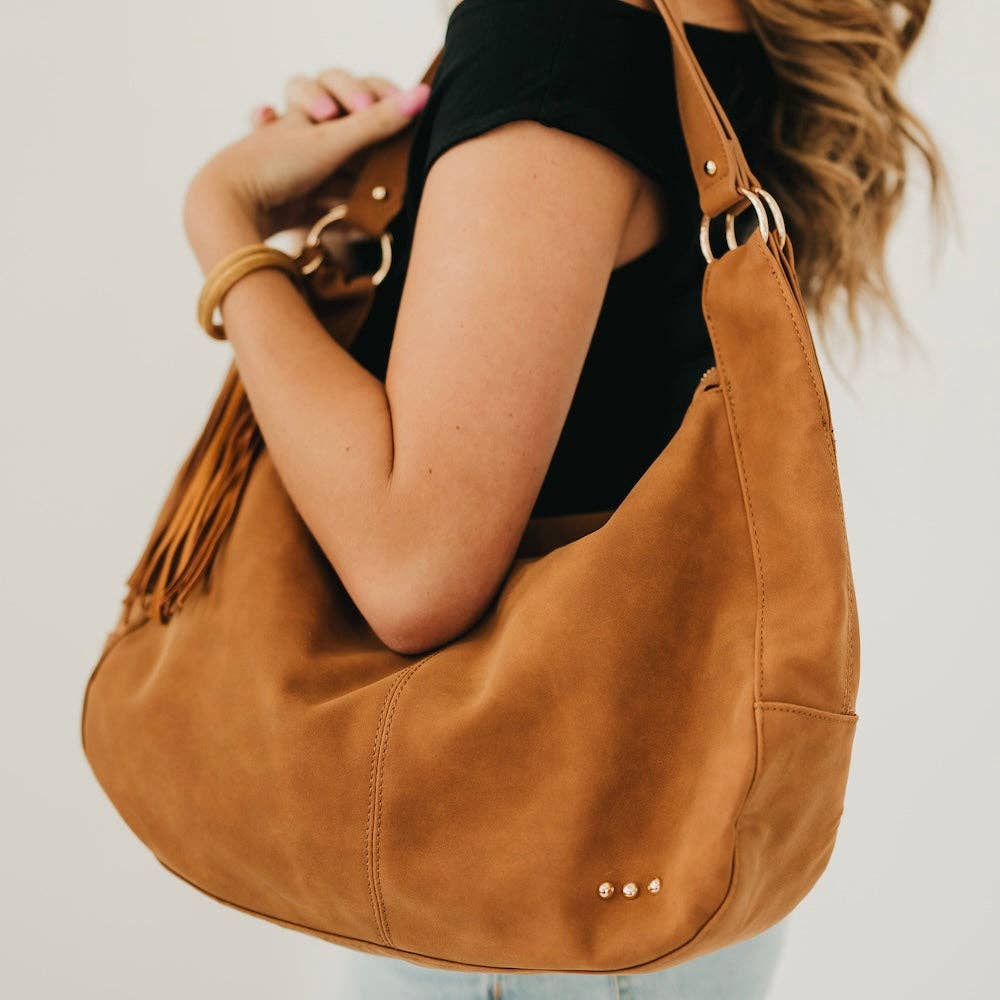 Hazel Tassel Hobo Bag