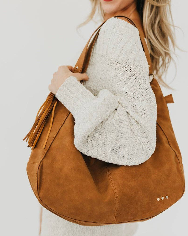 Hazel Tassel Hobo Bag