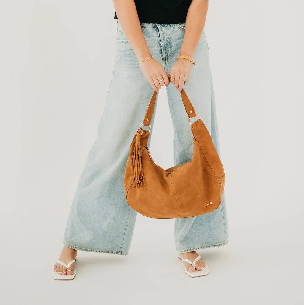 Hazel Tassel Hobo Bag